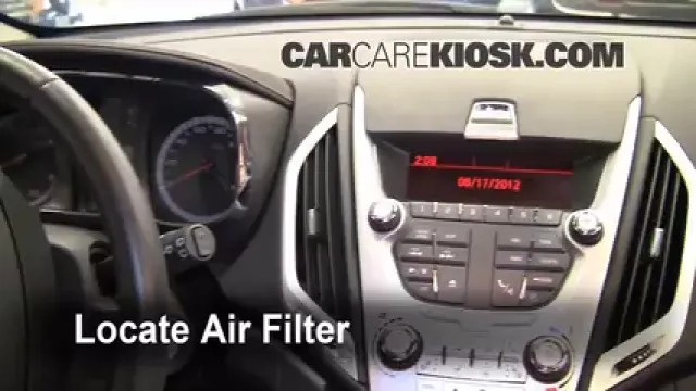 2010 GMC Terrain SLT 3.0L V6 Filtro de aire (interior) Cambio